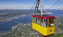 Take the cable car up and get a spectacular view over Tromsø