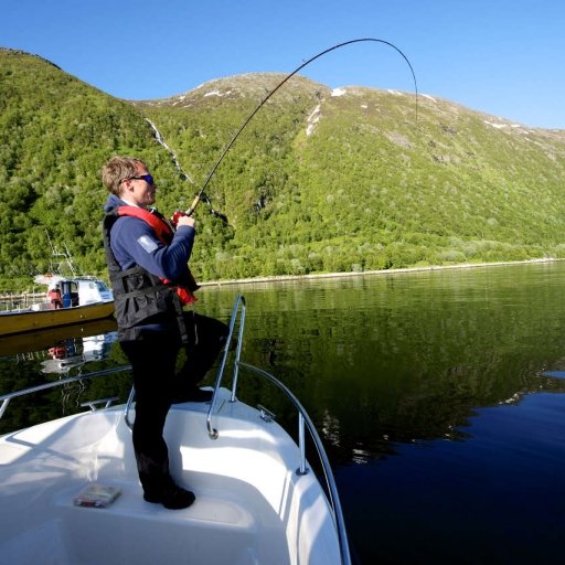 Fishing trip with self-saught fish