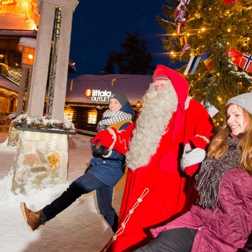 The Arctic Circle Borderline in Rovaniemi
