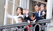 The Danish Crown Prince and his family 