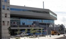 Dokk1 by the harbour in Aarhus is a public culture center