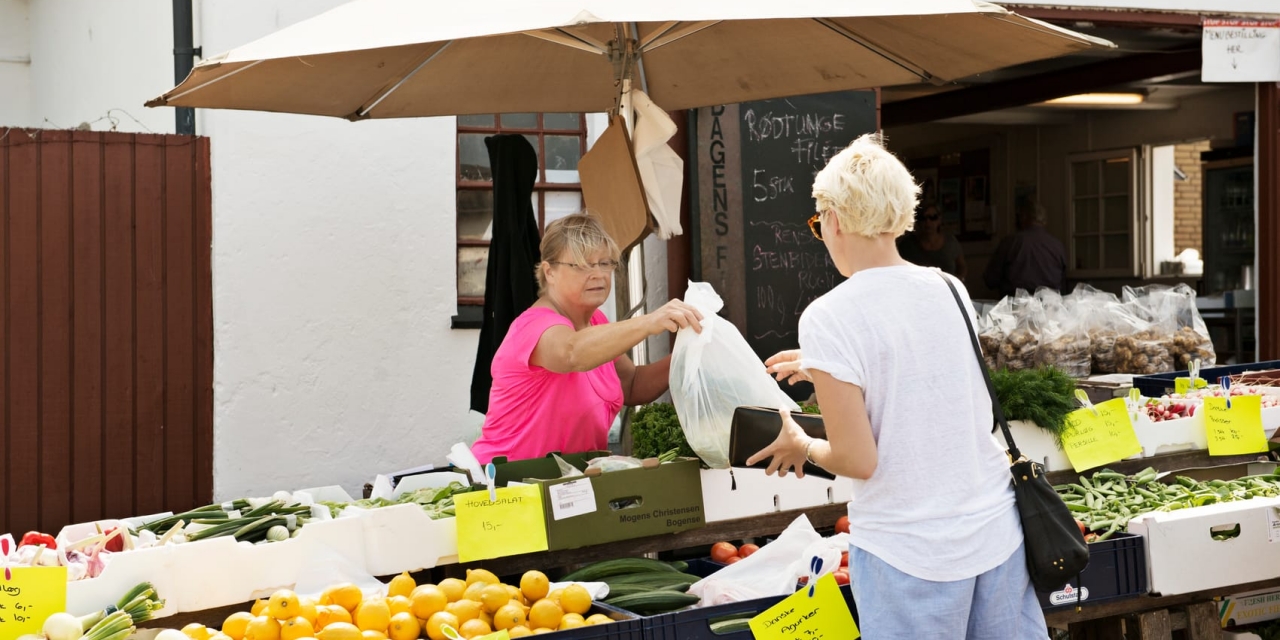 The Farmer Market in Odense