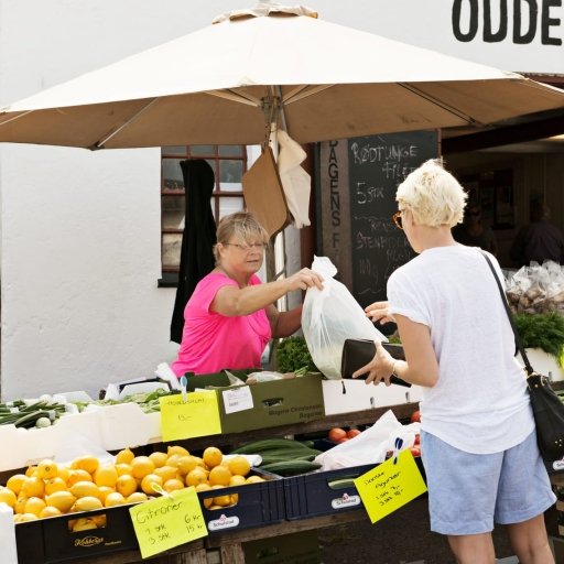 The Farmer Market in Odense