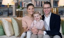 The Swedish Crown Princess with family