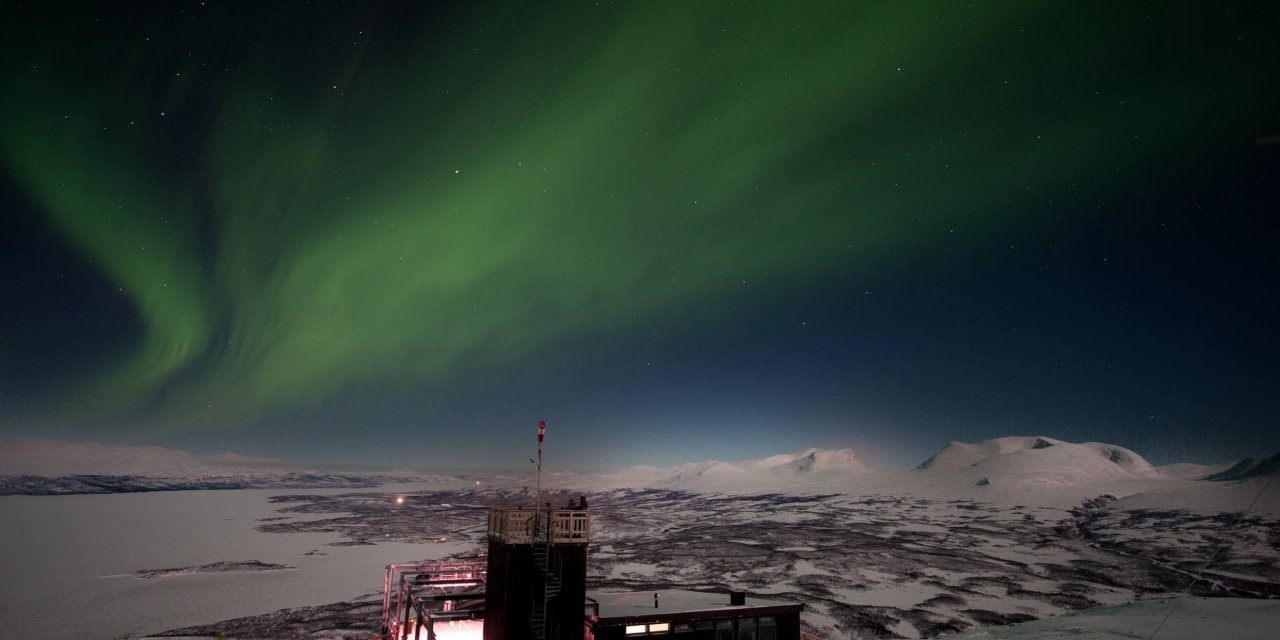 Abisko National Park is a very popular Northern Light destination
