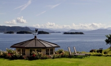 From Solstrand Hotel you have a magnificent views of Norway's fjords and mountains