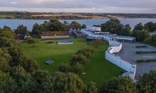The Museum is placed beautiful by the Kolding fjord